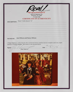 Lot #7229 Heart Signed Album: Ann and Nancy Wilson - Image 2