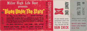 Lot #7158 Blues Under the Stars 1964 Ticket - Image 1