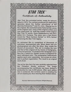 Lot #7443 Star Trek Pair of Sericels - Image 3