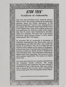 Lot #7443 Star Trek Pair of Sericels - Image 4