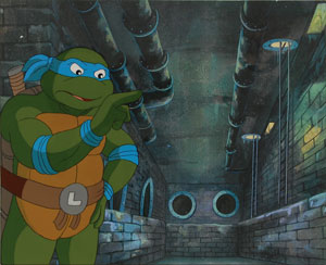 Lot #7444 Teenage Mutant Ninja Turtles Set of (8) Animation Cels - Image 6