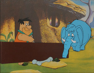 Lot #7441 The Flintstones Set of (5) Animation Cels