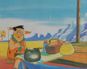 Lot #7441 The Flintstones Set of (5) Animation Cels - Image 3
