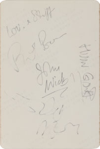 Lot #7218 British 1970s Bands Collection of Three Signed Items - Image 3