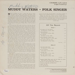 Lot #7162 Muddy  Waters Signed Album
