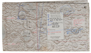 Lot #54 Dave Scott’s Apollo 15 Lunar Orbit-Flown Photography Chart - Image 3