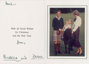 Lot #233  Princess Diana and Prince Charles