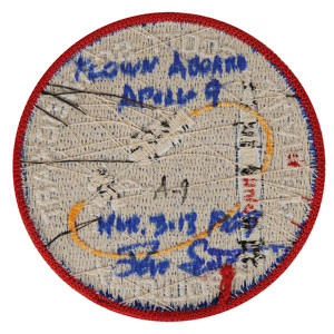 Lot #49 Dave Scott’s Apollo 9 Flown Mission Patch - Image 2