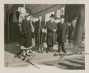 Lot #141 Harry and Bess Truman - Image 1