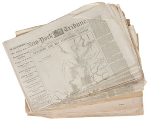 Lot #291 Civil War Newspapers - Image 5