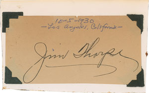 Lot #821 Jim Thorpe - Image 1