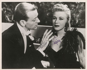Lot #693 Fred Astaire and Ginger Rogers