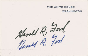 Lot #152 Gerald Ford