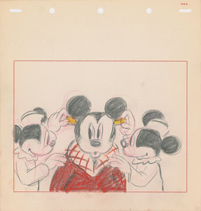 Lot #439 Mickey Mouse and Nephews Concept Storyboard - Image 1