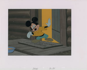 Lot #453 Mickey Mouse production cel from Plutopia - Image 1