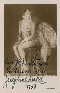 Lot #694 Josephine Baker - Image 1