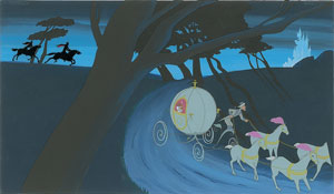 Lot #446 Cinderella production cels from