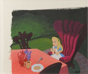 Lot #451 Alice production cel from Alice in