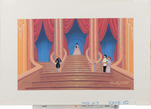 Lot #482 Ariel and Prince Eric keymaster background set-up from The Little Mermaid II - Image 2