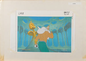 Lot #486 King Triton keymaster background set-up from The Little Mermaid II - Image 3