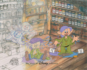 Lot #488 Dopey limited edition cel from Disney World - Image 1