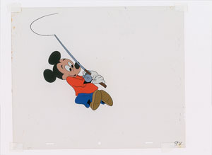 Lot #459 Mickey Mouse production cel from The Simple Things - Image 1