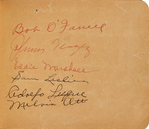Lot #782  Baseball Hall of Famers: Ruth, Gehrig, Johnson, and More - Image 14
