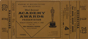 Lot #687 Academy Awards Tickets - Image 1