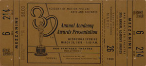 Lot #687 Academy Awards Tickets - Image 2