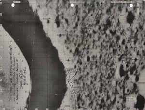 Lot #57 Dave Scott’s Lunar Surface-Used Rover ‘Bearing Map’ - Image 1