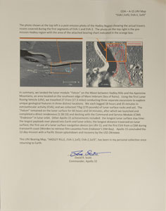 Lot #57 Dave Scott’s Lunar Surface-Used Rover ‘Bearing Map’ - Image 3