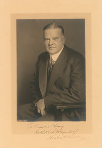 Lot #136 Herbert Hoover - Image 1