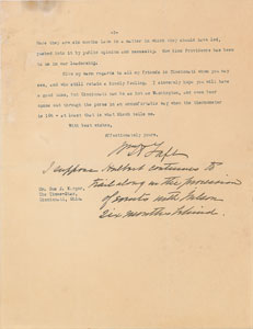 Lot #107 William H. Taft - Image 3