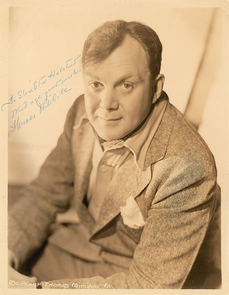 Thomas Mitchell Signed Photograph