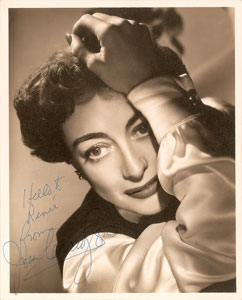 Lot #8076 Joan Crawford Signed Photograph
