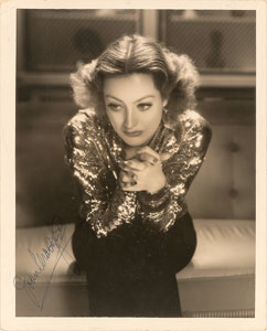 Lot #8075 Joan Crawford Signed Photograph