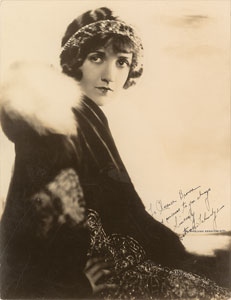 Lot #8034 Constance Talmadge Oversized Signed Photograph - Image 1