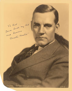 Lot #8202 Walter Huston Oversized Signed Photograph - Image 1