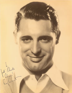 Lot #8112 Cary Grant Oversized Signed Photograph