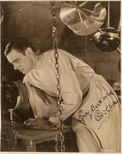 Lot #8124 Frankenstein: Colin Clive Signed Photograph - Image 1