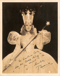 Lot #8169 Wizard of Oz: Billie Burke Signed Photograph - Image 1