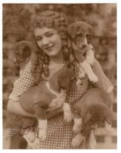 Lot #8027 Mary Pickford Oversized Signed