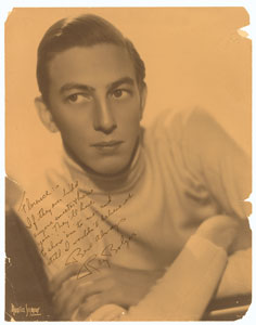 Lot #8176 Wizard of Oz: Ray Bolger Signed Photograph - Image 1