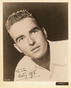 Lot #8233 Montgomery Clift Signed Photograph - Image 1