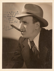 Lot #8089 Jimmy Durante Oversized Signed