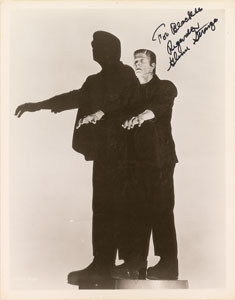 Lot #8199 Frankenstein: Glenn Strange Signed Photograph - Image 1