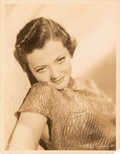 Lot #8153 Sylvia Sidney Oversized Signed Photograph - Image 1