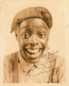 Lot #8139 Our Gang: Ernest ‘Sunshine Sammy’ Morrison Signed Photograph - Image 1