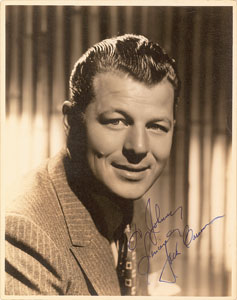 Lot #8187 Jack Carson Oversized Signed Photograph - Image 1