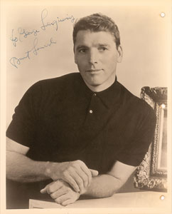 Lot #8244 Burt Lancaster Signed Photograph - Image 1